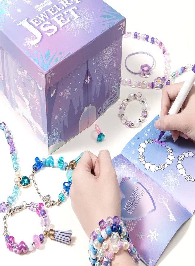 Tomons Gifts for Girls Ages 6-12, Kids Jewelry Making Kit for Girls, Crafts Birthday for 6 7 8 10 11 12 Year Old Girl - Image 5