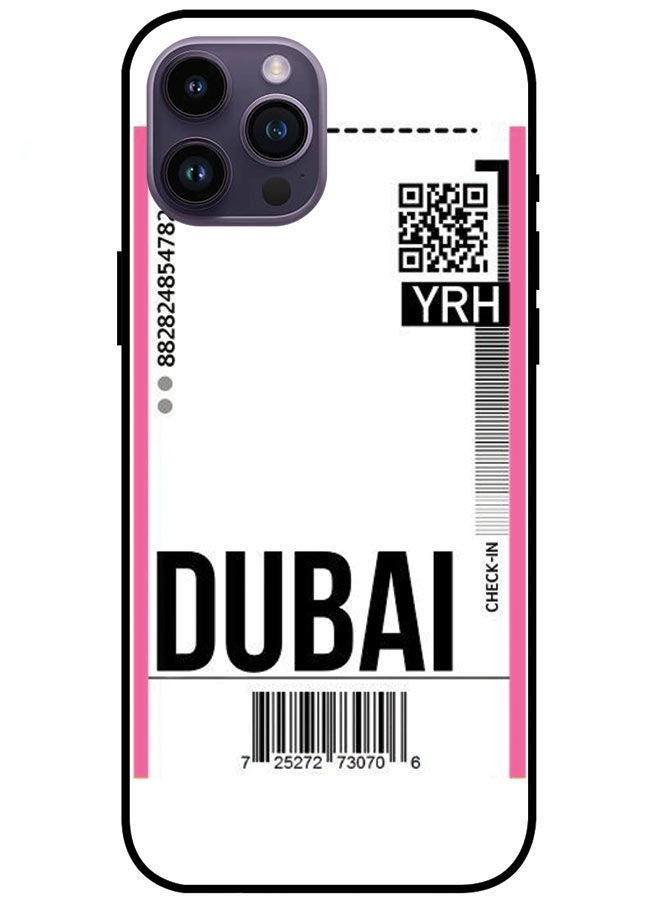 EYE CATCH Protective Case Cover For Apple iPhone 14 Pro Max Dubai Ticket - Image 1