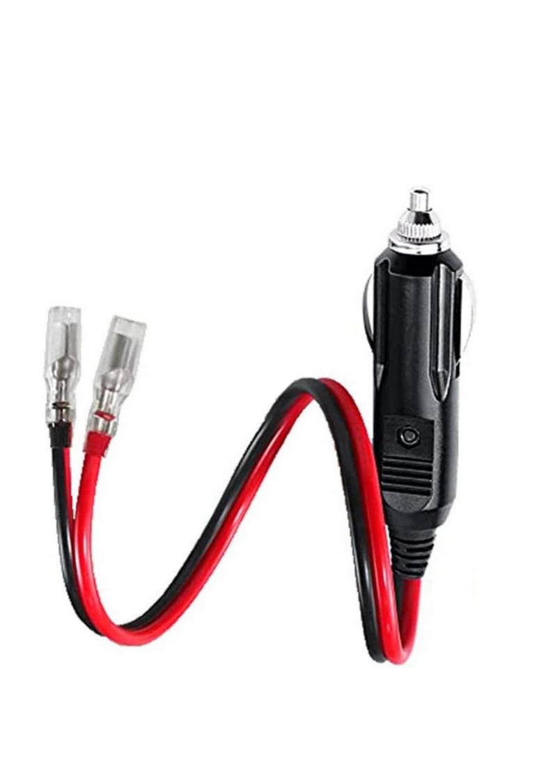 12V Cigarette Lighter Plug Fused Replacement Cigarette Lighter Male Plug with Leads CB Radio Cigarette Lighter Adapter for Car Vehicle Mobile Radio  - Image 1