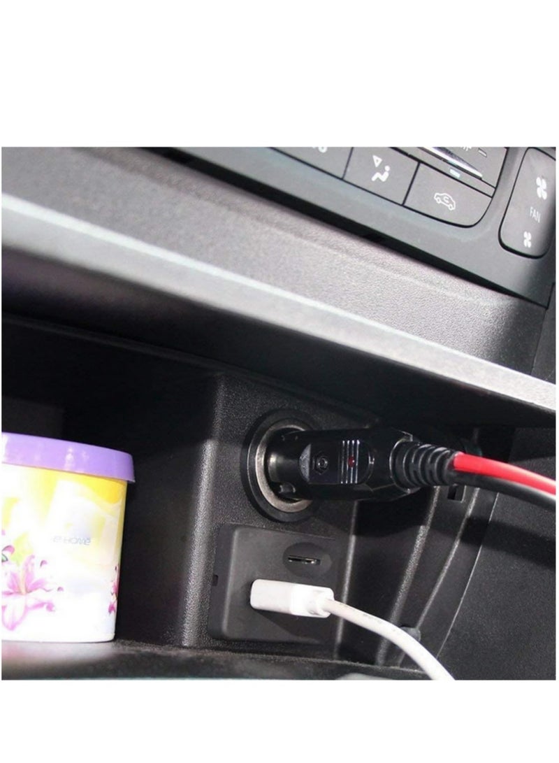 12V Cigarette Lighter Plug Fused Replacement Cigarette Lighter Male Plug with Leads CB Radio Cigarette Lighter Adapter for Car Vehicle Mobile Radio  - Image 5