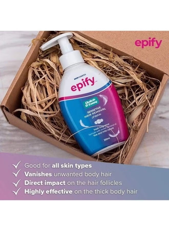 epify by bubbly Epify Hair Removal Cream, 8.45 Fl Oz - Image 5