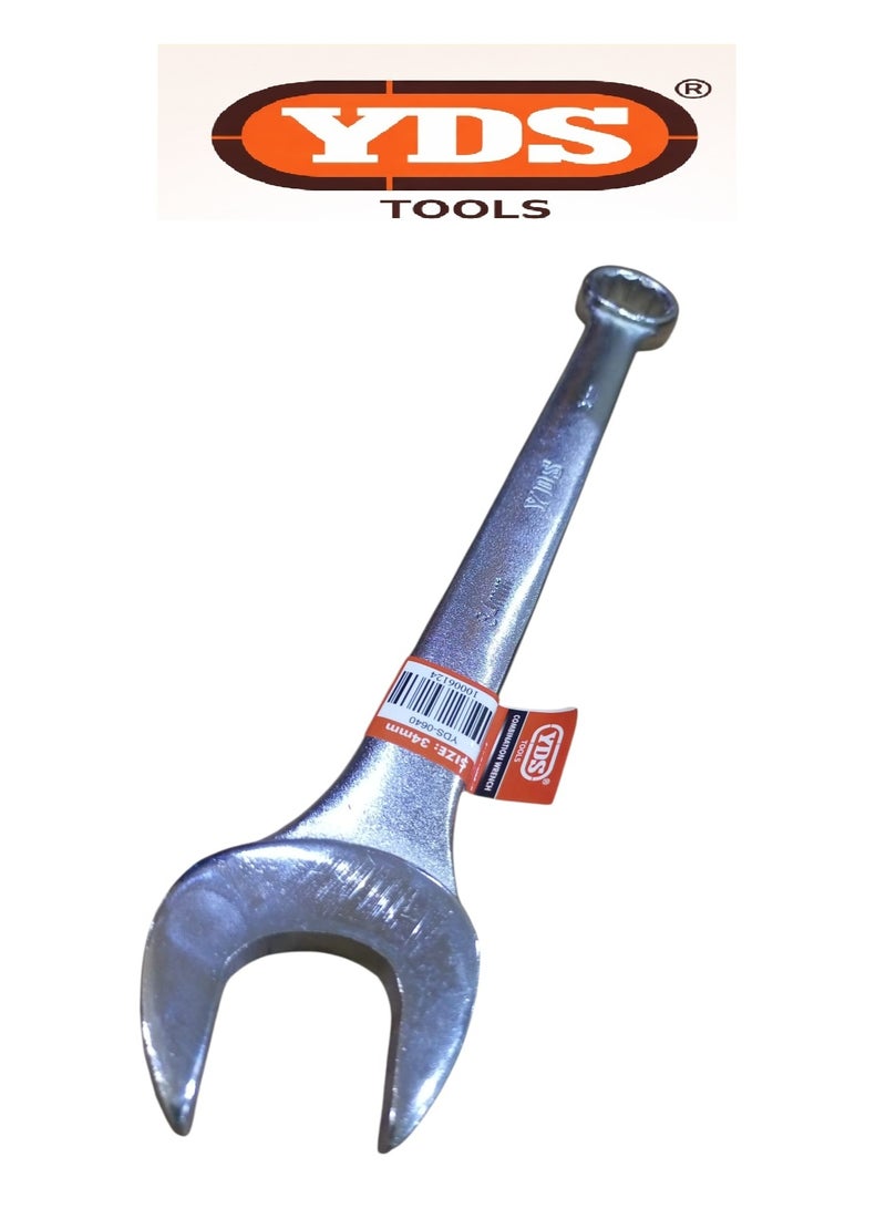 YDS 34mm Heavy Duty Combination Wrench Open & Ring – 870g Weight – Model 10006124 – YDS - Image 3
