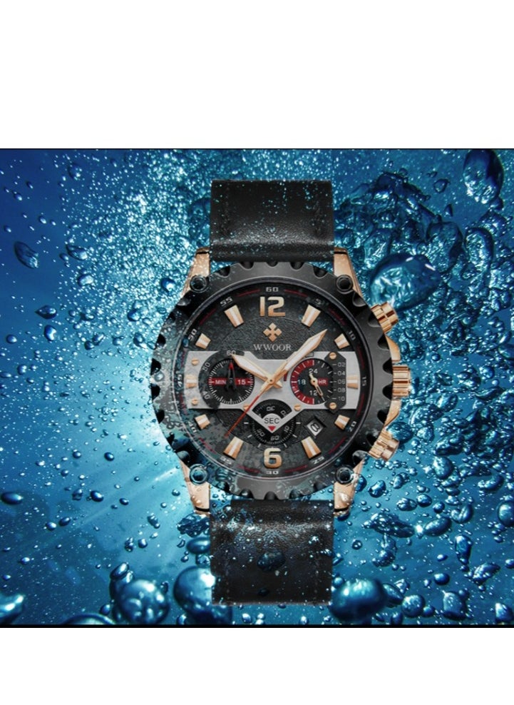 WWOOR - Men's Sports Waterproof Watch - Image 1