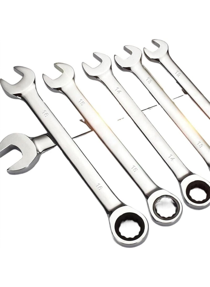 GGOOT Wrench,Spanner Sets Universal Ratchet Wrench 72 Tooth Gear Ring Torque Socket Repair Hardware Tools Multifunctional Anti Slip Durable(10mm) - Image 2