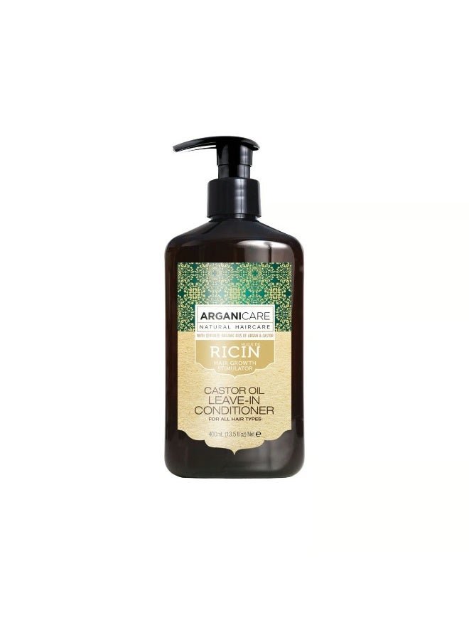 Arganicare Castor Oil Leave-in Conditioner 400ml - Image 1