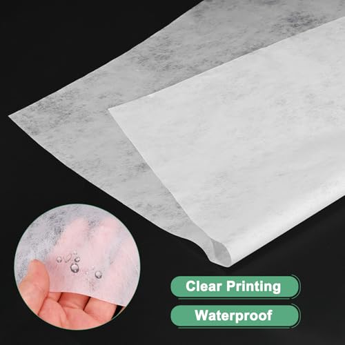 M METERXITY 38-Sheet Korean Cotton Wrapping Flower Paper, 11.8 Inch Waterproof Floral Wrapping Cotton Paper for Bouquets/Gift Packaging [White] - Image 2