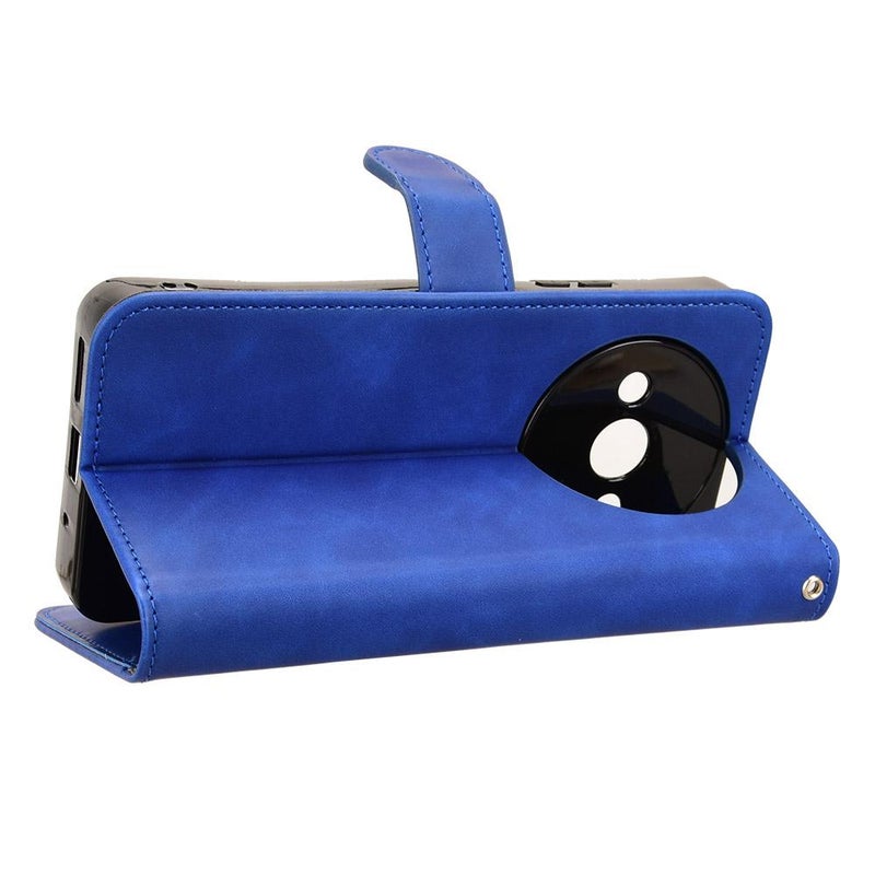 erorex For Oukitel C59 Pro  Feel Magnetic Flip Leather Phone Case(Blue) - Image 5