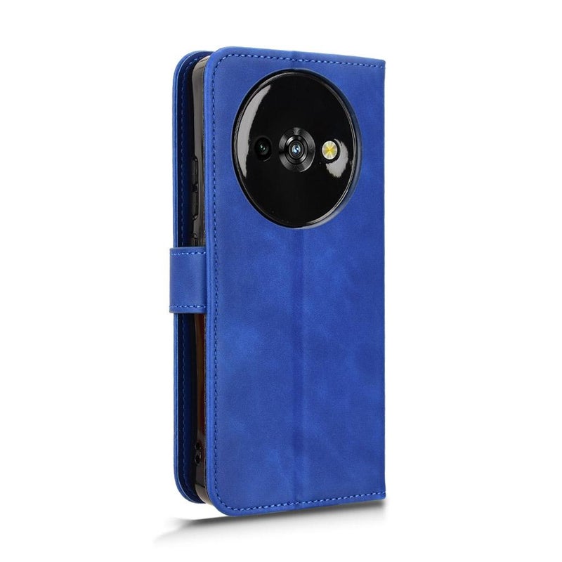 erorex For Oukitel C59 Pro  Feel Magnetic Flip Leather Phone Case(Blue) - Image 3