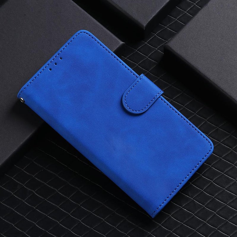 erorex For Oukitel C59 Pro  Feel Magnetic Flip Leather Phone Case(Blue) - Image 2