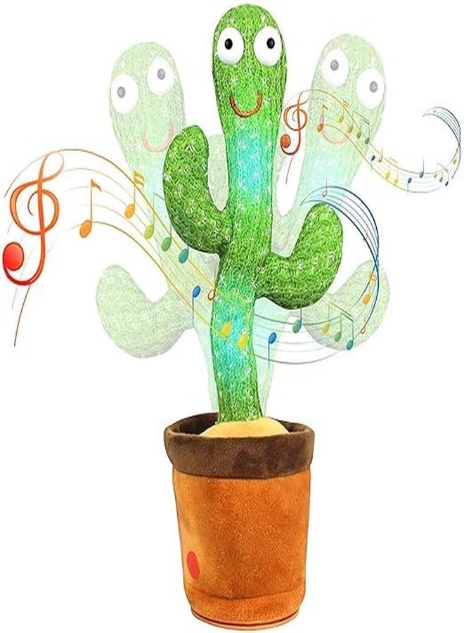 Swimero,Cactus Toy with Dancing, Lighting,Singing, Recording and Repeat Your Words, Lights Cactus Toy for Kids (Dance Multi) - Image 1