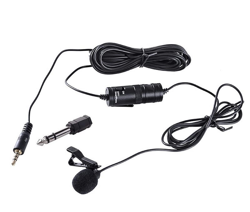Boya by-M1 Auxiliary Lavalier Microphone Lapel Clip-on Microphone, Omnidirectional Electret Condenser Mic, TRRS 3.5mm Jack, 6.7 Meter Extreme-Long Cable, for Smartphones, DSLR, Camcorders (Black) - Image 5