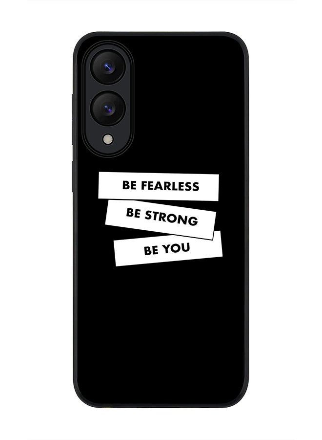 Stylizedd For Samsung Galaxy S25 Edge Case,Slim fit Camera Protection, Shockproof Thin Phone cover  - Fearless, Strong, You
