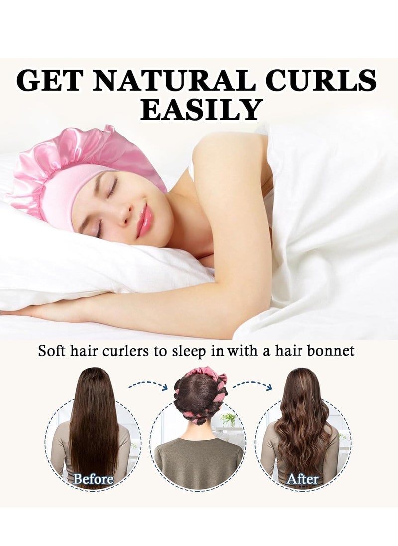 General Heatless Curling Rod Headband, Upgraded Heatless Curls Soft Hair Curler to Sleep In, Overnight Hair Rollers No Heat Curls, Hair Styling Kit for Girls with Long and Medium Hair, Gifts for Women  - Image 3