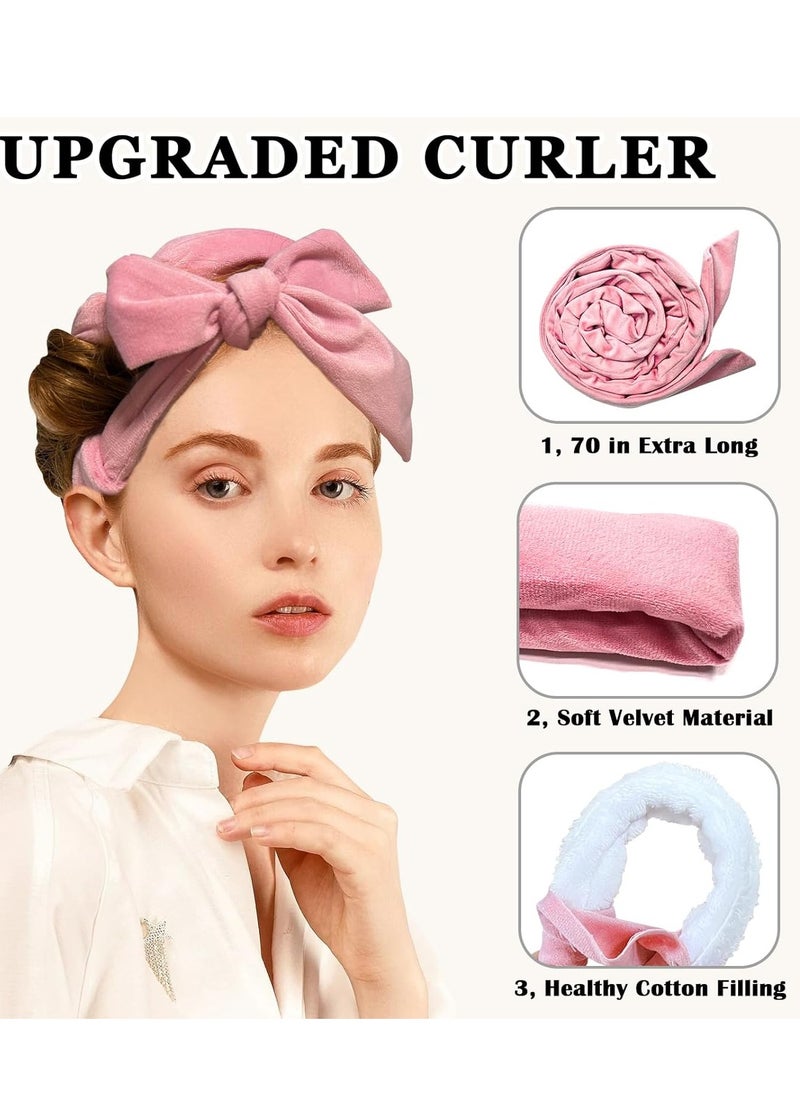 General Heatless Curling Rod Headband, Upgraded Heatless Curls Soft Hair Curler to Sleep In, Overnight Hair Rollers No Heat Curls, Hair Styling Kit for Girls with Long and Medium Hair, Gifts for Women  - Image 4