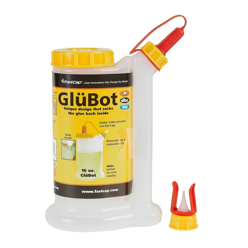 FastCap GluBot Glue Applicator - 16oz, Unique Two-Chamber Design for Clean Application - Image 1