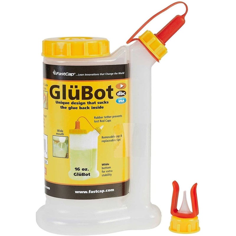 FastCap GluBot Glue Applicator - 16oz, Unique Two-Chamber Design for Clean Application - Image 4