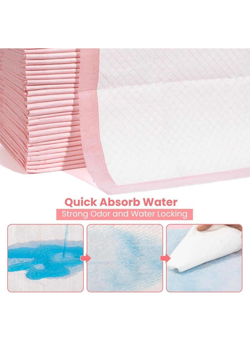 Meetion 50 Pieces, 45X60cm Pet Training Pads Disposable Pee Pad for Dog Puppy Cat Rabbits Pets, Quick Drying No Leaking Super Absorbent - Image 5