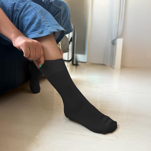 HEELIUM Woolen Socks for Men and Women | Soft, Warm & Durable Winter Socks | Non-Irritating, Thermal & Lightweight | Crew Length Socks | Perfect for Cold Weather & Winter Comfort - Image 4