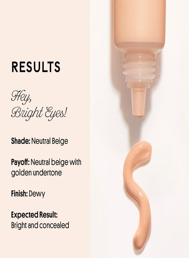 Winky Lux Peeper Perfect Under Eye Concealer, Makeup & Eye Brightener, Full Coverage Concealer for Dark Circles, Color Corrector & Eye Primer With Collagen, Hyaluronic Acid & Vitamin E (Neutral Beige) - Image 4