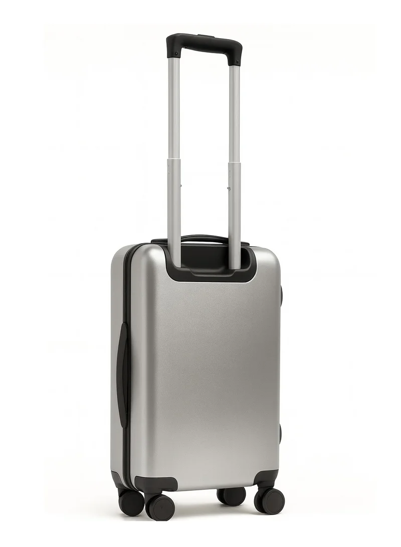 MNUK MANCHESTER Set of 3 Luggage bag| Polycarbonates &amp; ABS Hardside Luggage Trolley with TSA Lock| Double 360Â° 4 Wheeler| Cabin-20 Inch, Medium- 24 Inch, Large-28 Inch| Silver