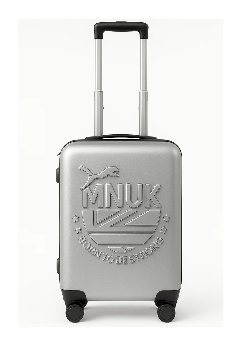 MNUK MANCHESTER Set of 3 Luggage bag| Polycarbonates &amp; ABS Hardside Luggage Trolley with TSA Lock| Double 360Â° 4 Wheeler| Cabin-20 Inch, Medium- 24 Inch, Large-28 Inch| Silver