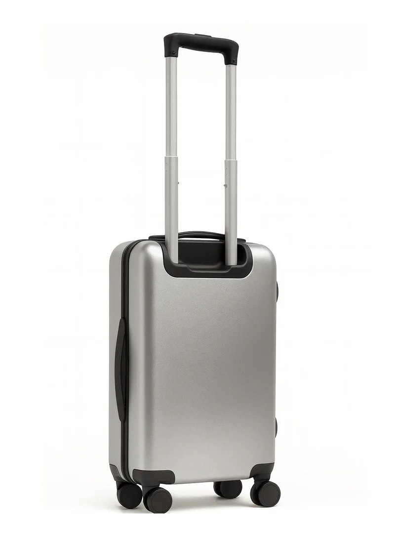 Mnuk 20/24/28 MANCHESTER Set of 3 Luggage bag | Polycarbonates & ABS Hardside Luggage Trolley with TSA Lock| Double 360Â° 4 Wheeler| Cabin-20 Inch, Medium- 24 Inch, Large-28 Inch| Silver  | Best Price UAE