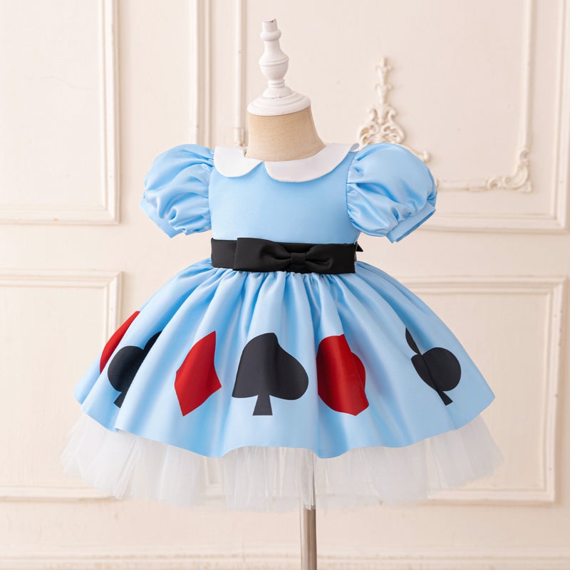 Japanese Anime Cosplay Dress Alice In Wonderland Series Playing Cards Maid Costume Princess Dress - Image 4
