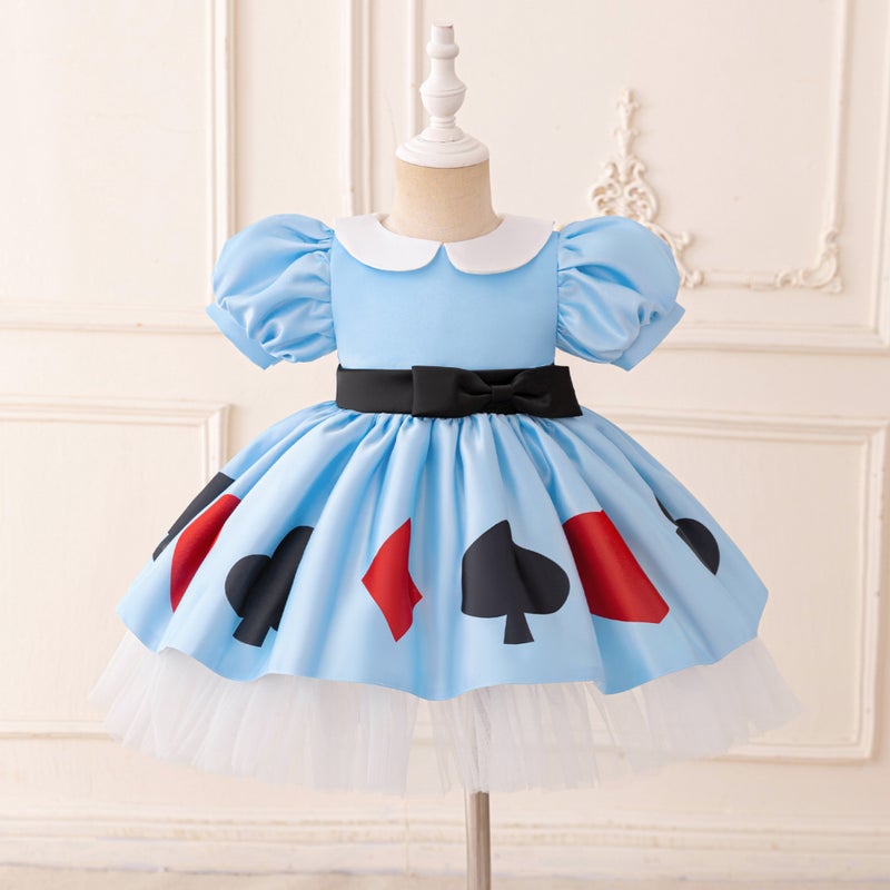 Japanese Anime Cosplay Dress Alice In Wonderland Series Playing Cards Maid Costume Princess Dress - Image 2