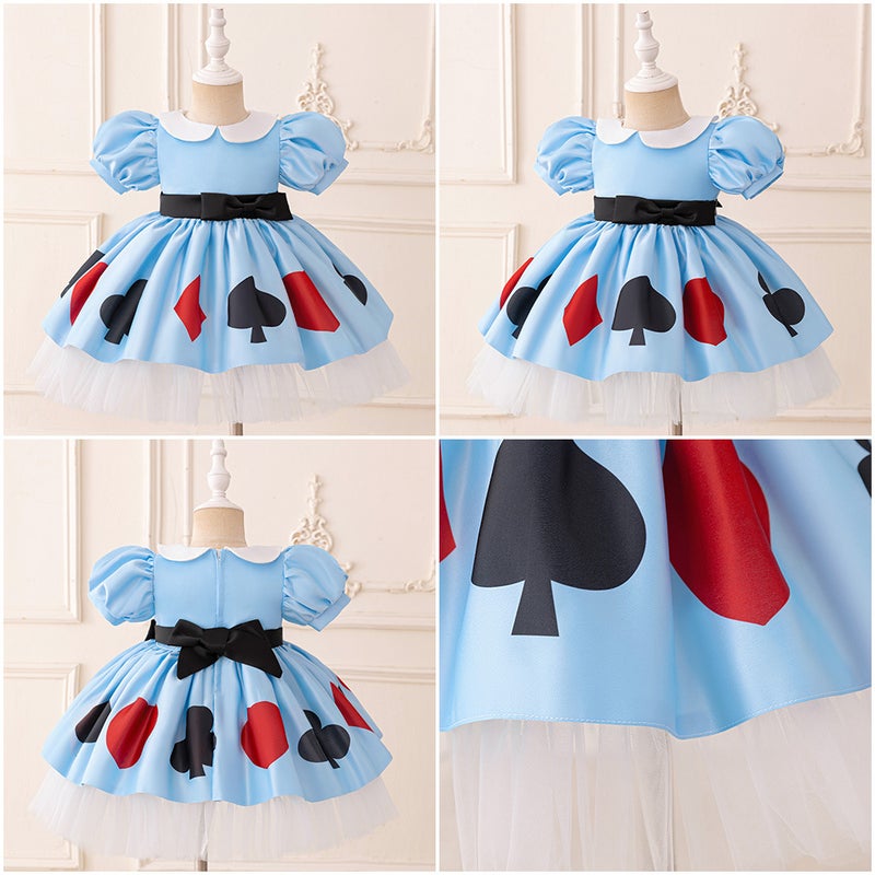Japanese Anime Cosplay Dress Alice In Wonderland Series Playing Cards Maid Costume Princess Dress - Image 3