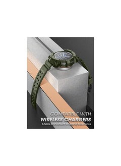 SupCase Custodia per Galaxy Watch 4 [46mm] 2021, Robusta Custodia Protettiva con Cinturini di Ricambio per Galaxy Watch 4 Classic 46mm 2021 (Verde)  - Image 3