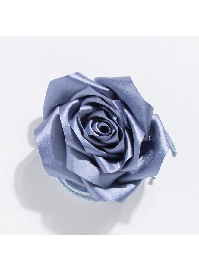 xozgdovg Womens Fashion Floral Bowknot Rose Necklace Belt WN-Blue Rose Waistline