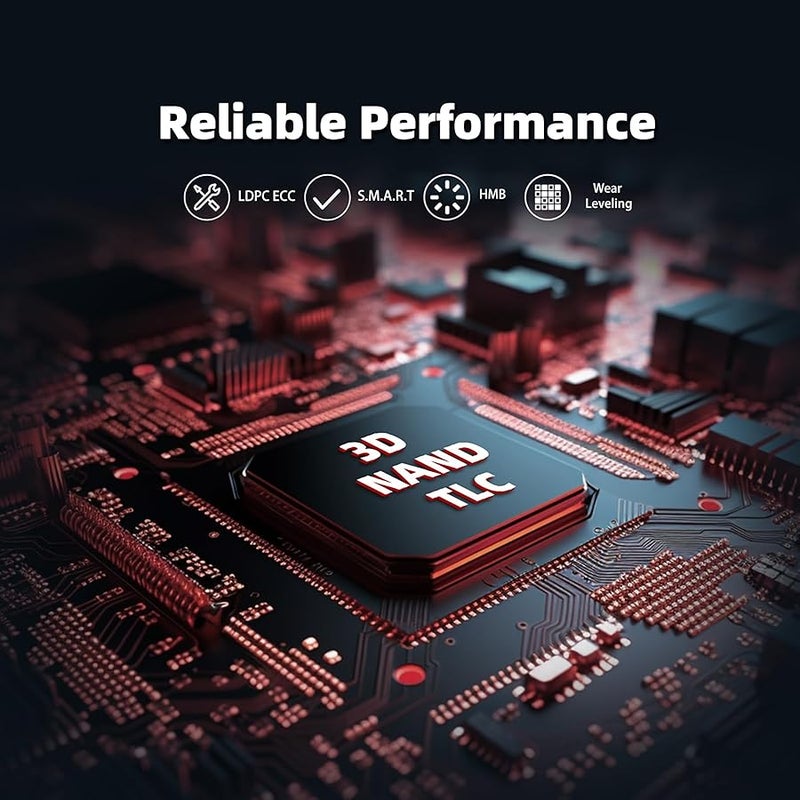 KingSpec 512GB SSD, M.2 2280 PCIe Gen3x4 Internal Solid State Drive, Up to 3500MB/s Read Speed, 3D NAND Flash Compatible with Laptop and Desktop PC - Image 3