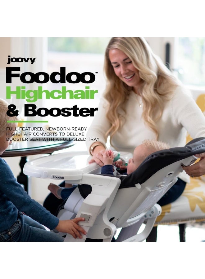 Joovy Foodoo High Chair & Booster Seat, Jet - Image 2