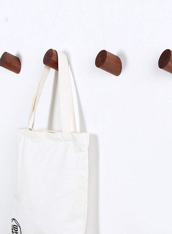 إسكدنيا مجموعة خطّافات تثبّت على الحائط, مكوّنة من 4 قطع بني - Image 2