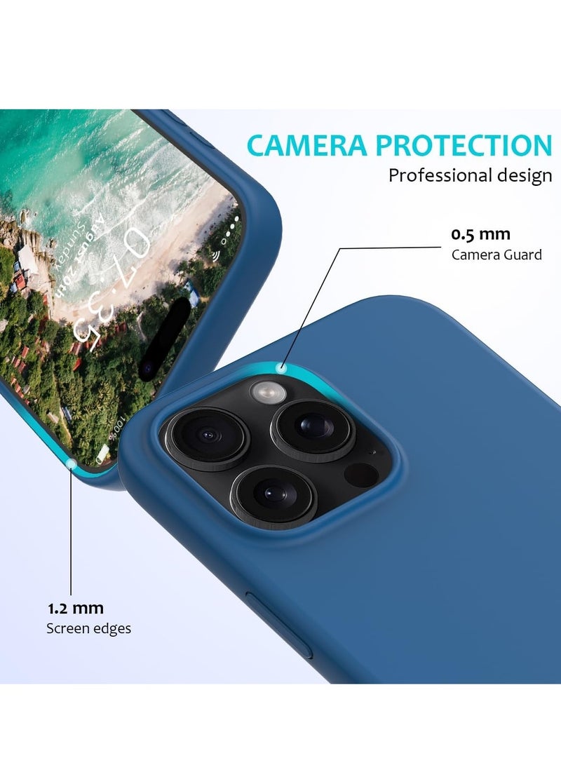 BORTONY iPhone 16 Pro Max Case Silicone Case Cover Durable and Anti Scratch Shockproof iPhone 16 Pro Max Cover 6.9 inch - Image 3