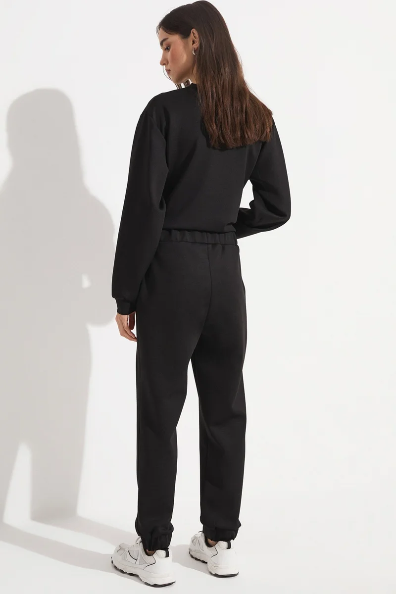 JUNE Women's Scuba Fabric Relaxed Cut Sports Sweatpants