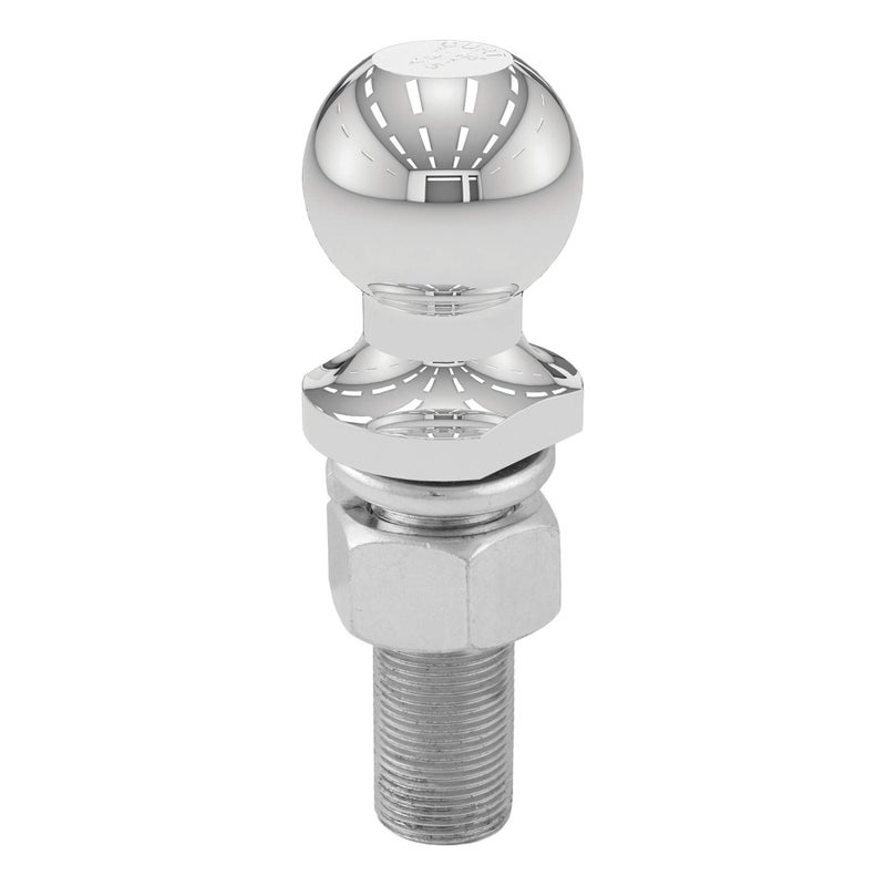 CURT 40017 Chrome Trailer Hitch Ball 3500 lbs 178Inch Diameter 1 x 3Inch Shank