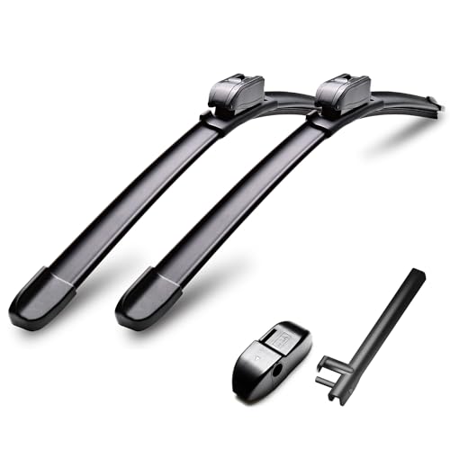 DYNOELS Windshield Wipers, 26'' + 17'' Wiper Blades for Infiniti Q50 2014-2022, Nissan Pathfinder 2013-2020, Honda CR-V 2017-2022 All-season Automotive Replacement Windshield Wiper Blades (Set of 2) - Image 1