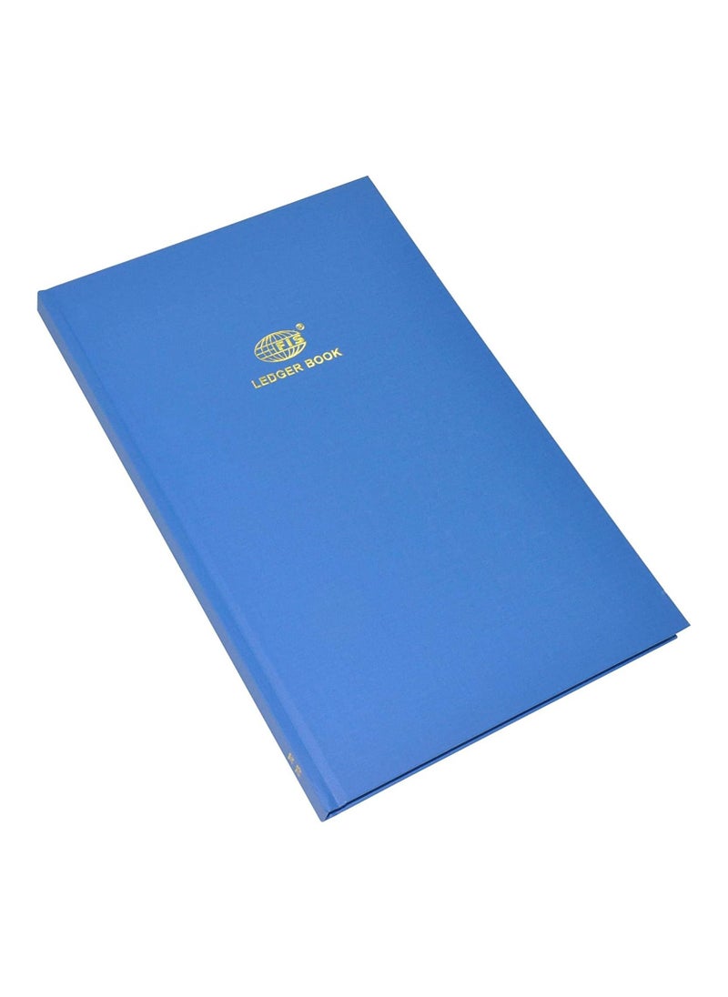 FIS - FIS Ledger Book, Azure Laid Ledger Paper, FS (210 x 330 mm) Size, 2 Quire - FSACLTC2Q73 - Image 1