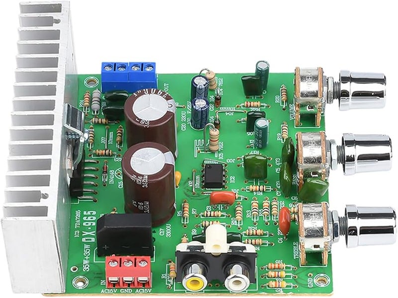 TDA7265 HiFi Amplifier Board With 4558 Preamp Module 12 15V Stereo Audio Home Sound System - Image 2