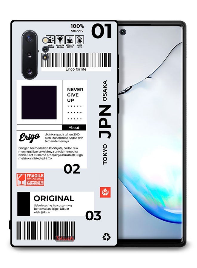 Tolwak Samsung Galaxy Note 10 Plus Protective Case Cover Japan Sticker - Image 1