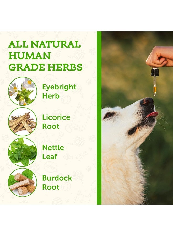 Animal Essentials Seasonal Allergy- Herbal Formula for Dogs & Cats for Occasional Allergy Relief, Sweet Taste, 100% Organic Human Grade Herbs, Veterinarian Recommended Animal Wellness Tonics - 1 Fl Oz - Image 4