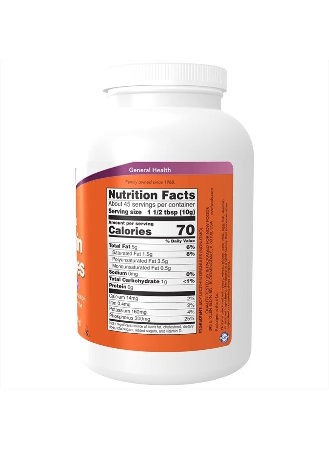 now Supplements, Lecithin Granules with naturally occurring Phosphatidyl Choline and Other Phosphatides, 1-Pound - Image 2
