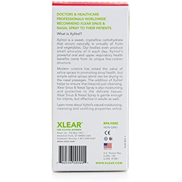 Xlear Natural Nasal Spray with Xylitol, 1.5 fl oz (Pack of 4) - Image 3