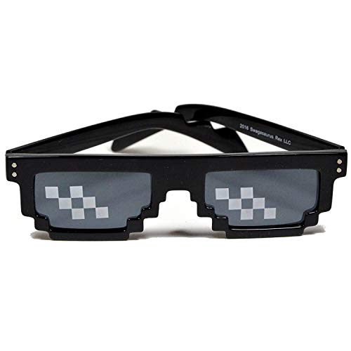 Awestuffs Deal With It Thug Life Non‑Polarized Unisex Sunglasses (Black, Medium) – Pack of 1 - Image 1