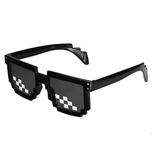 Awestuffs Deal With It Thug Life Non‑Polarized Unisex Sunglasses (Black, Medium) – Pack of 1 - Image 2