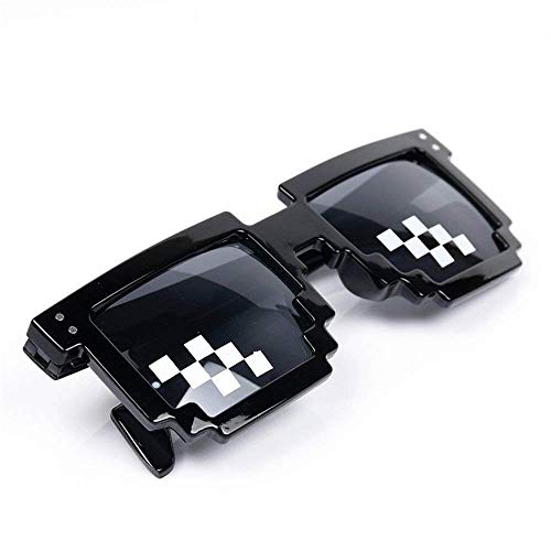 Awestuffs Deal With It Thug Life Non‑Polarized Unisex Sunglasses (Black, Medium) – Pack of 1 - Image 3