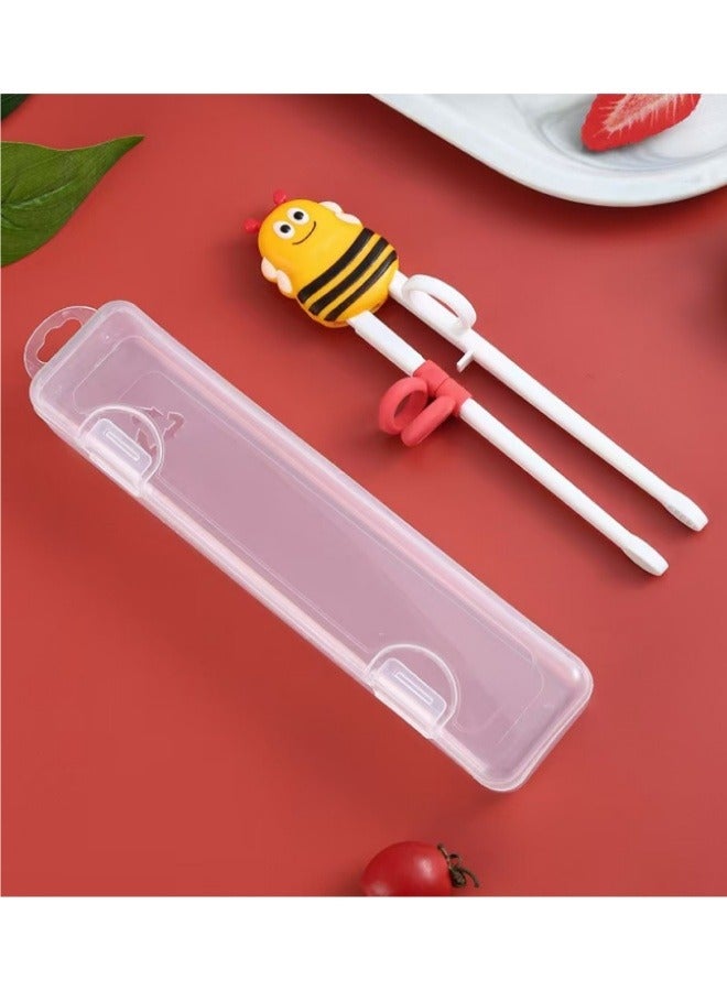 Children's Chopsticks Baby Training Eating Chopsticks With Storage Box Complementary Food Feeding Tableware  - Image 1