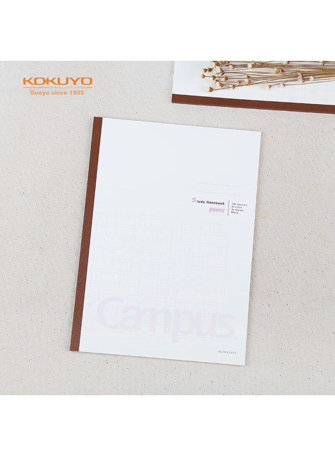 كوكويو Campus دفتر تجليد لاسلكي، دفتر غلاف ناعم، دفتر تجليد بالغراء، دفتر تركيبة، B5/30 ورقة (300 مربع/الصفحة)، 1 كتاب، Wcn-cnb1336 - Image 1