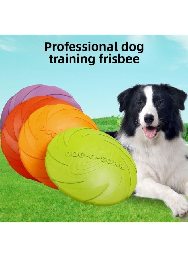 Generic - Dog Frisbee Bite-resistant Dog Training Special Border Collie Supplies Dog Training Pet Flying Saucer Training Outdoor Toys For Puppies-Specifications:Hot-selling Combination [orange + Green Thickened And Bite-resistant Upgraded Model] - Image 1